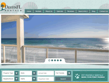 Tablet Screenshot of destinflrentals.com